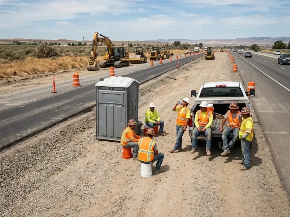 highway-road-construction-crew-007 — frequently asked questions, Porta Potty and Restroom Rentals in Manchester, TN